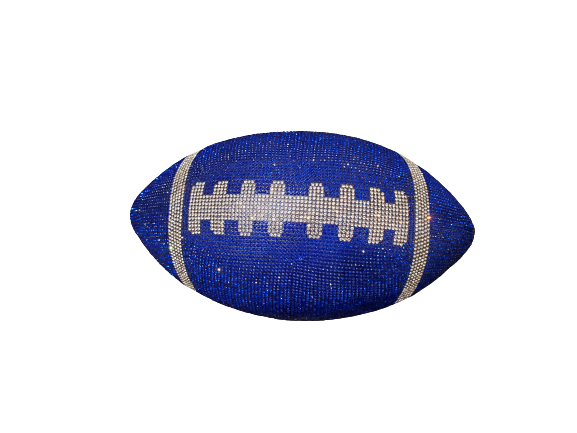 Rhinestone Football Bag by Laurine Lorraine