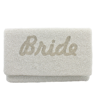 Bride or Wifey For Lifey Beaded Bridal Purse