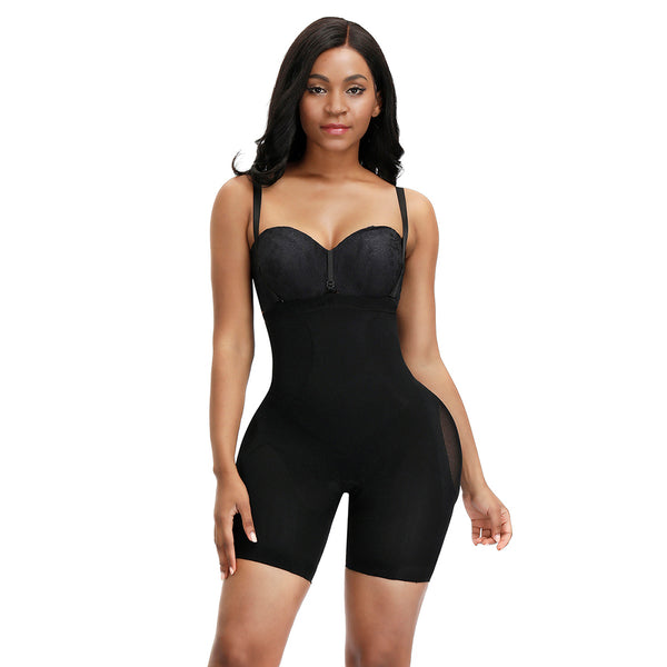 Shapeware - Black Full Body Shapeware with Straps